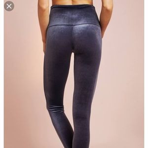 Spanx velvet leggings, size S